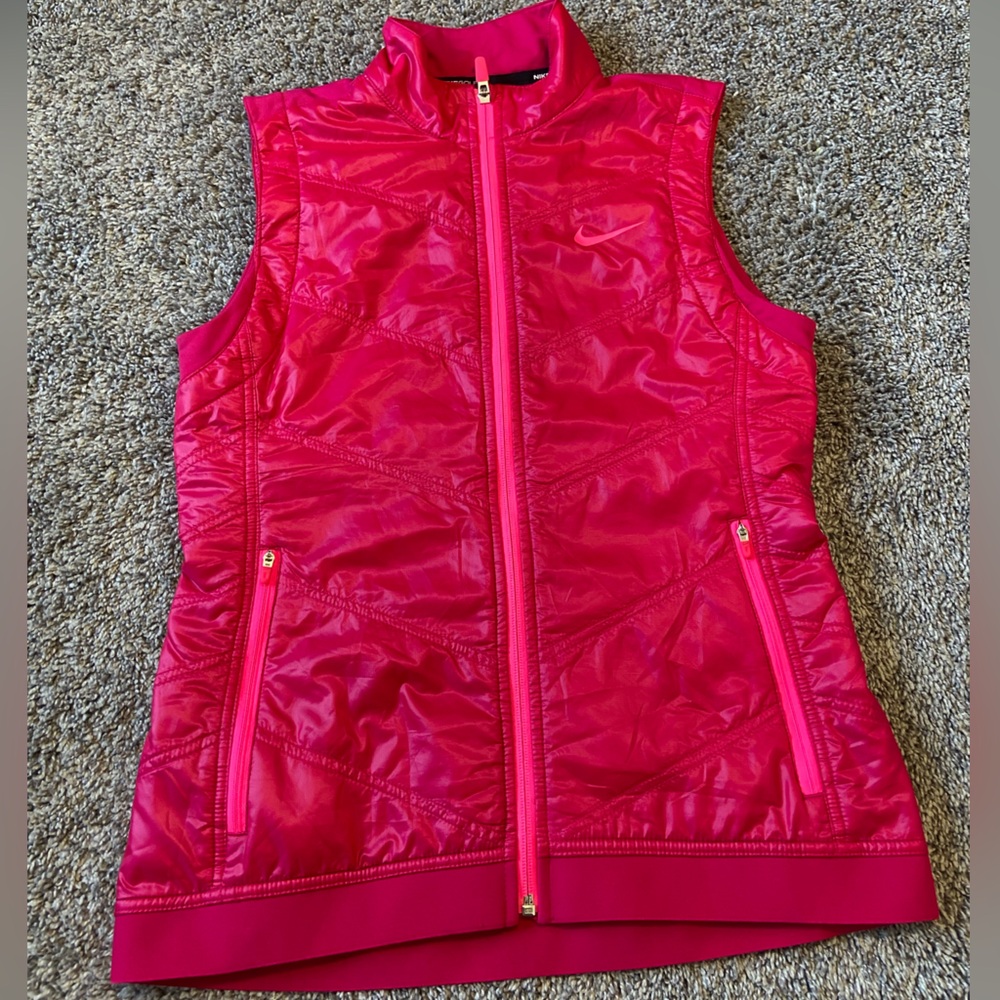 Nike golf hot pink vest wome medium